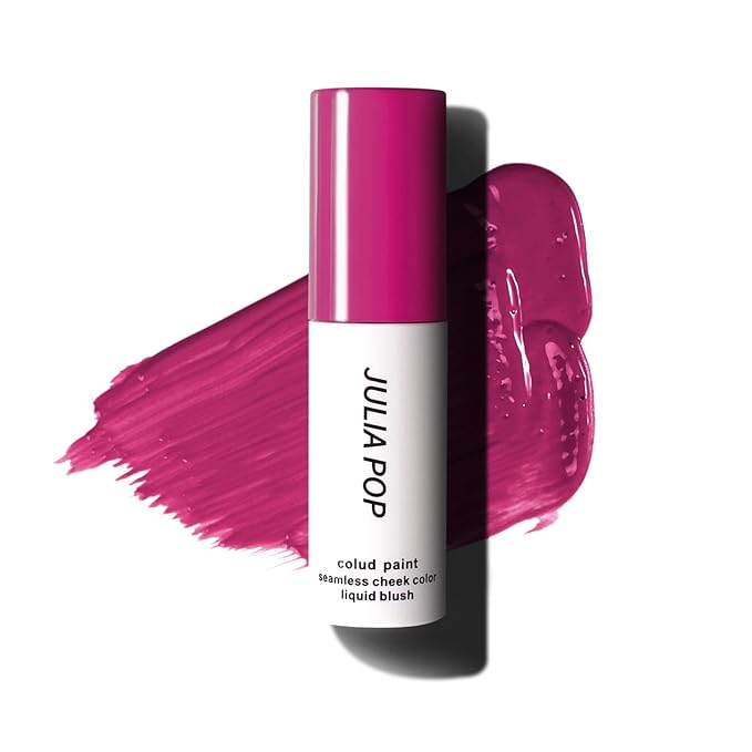 AKARY Velvet Mousse Liquid Blush Makeup for Cheeks, (04 Berry)