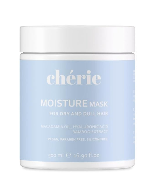 Deep Conditioning Hair Mask for Curly and Straight Hair With Macadamia Oil, Hyaluronic Acid & Bamboo Extract, Hydrating for Dry Damaged, Helps Repair, Reducing Frizz & Breakage, Vegan 16.90 oz