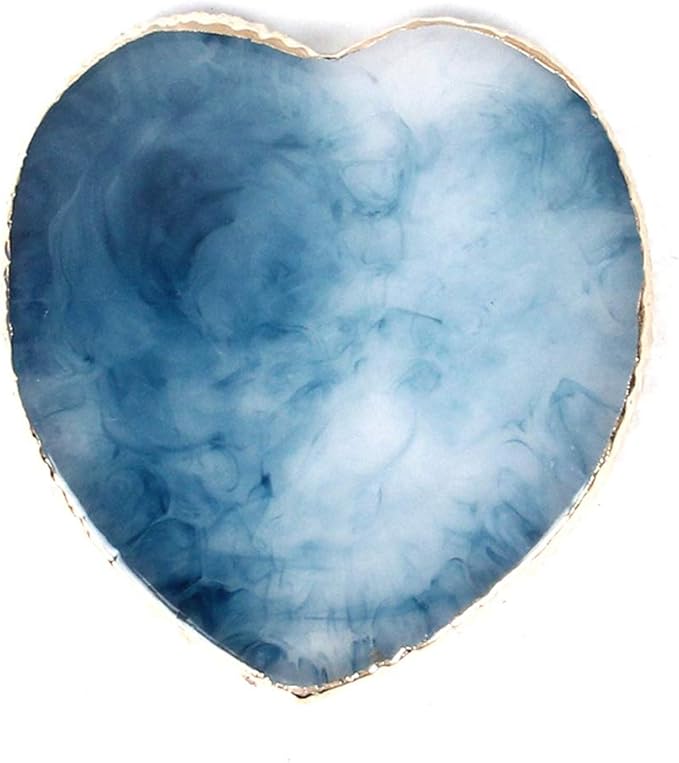 AKOAK 1 Pack Nail Heart Shape Resin Palette