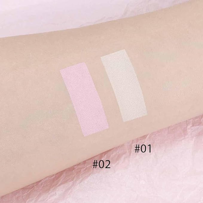 Eyeshadow Single Matte, High-Pigment Monochrome Eye Shadow Pressed Powder, Everyday Velvety Silky Eye Makeup Looks, Professional Long-Lasting Waterproof Single Eyeshadow Palette, Pink Nude 02