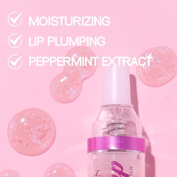 Plumping Lip Oil With Chili Extract - Fuller Lips Instantly! Ultra-Hydrating & Nourishing, Glossy Finish Lip Glow Oil, Lip Plumping Booster Plump, Smooth, and Define Your Lips Naturally (04)