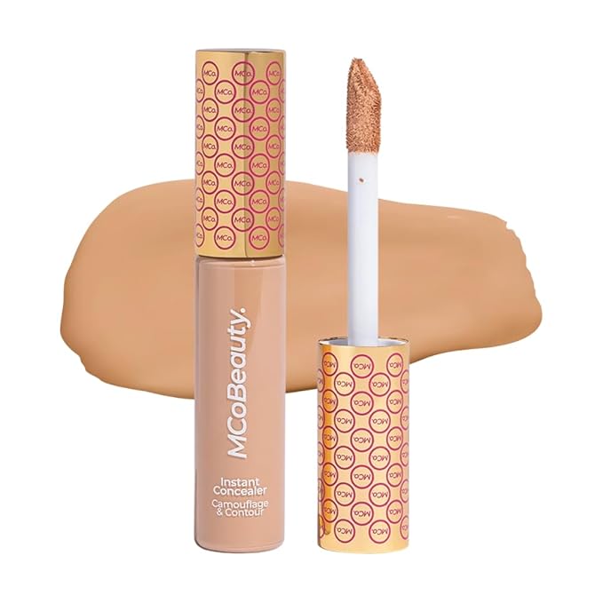 MCoBeauty - Instant Concealer Camouflage and Contour - Full Coverage Cream Formula - Medium Beige Shade - Conceals, Highlights and Contours - Concealers & Neutralizing Makeup