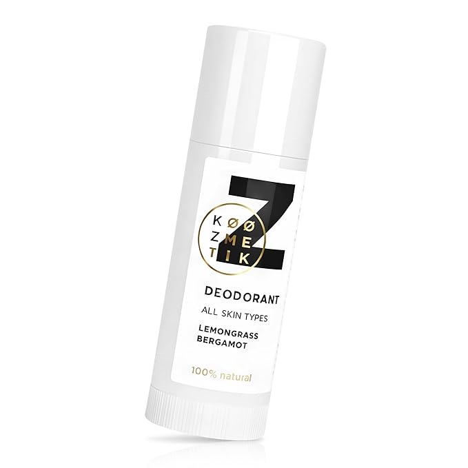 Natural Deodorant Z for Men & Women | 100% Natural, Aluminum-Free, Lemongrass & Bergamot | Long-Lasting Odor Protection | Skin-Friendly, Cruelty-Free, | 50ml (1.7oz)