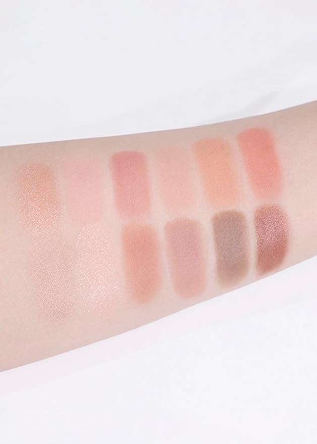 COLORGRAM Pin Point Eyeshadow Palette 01 Peach+Coral= |