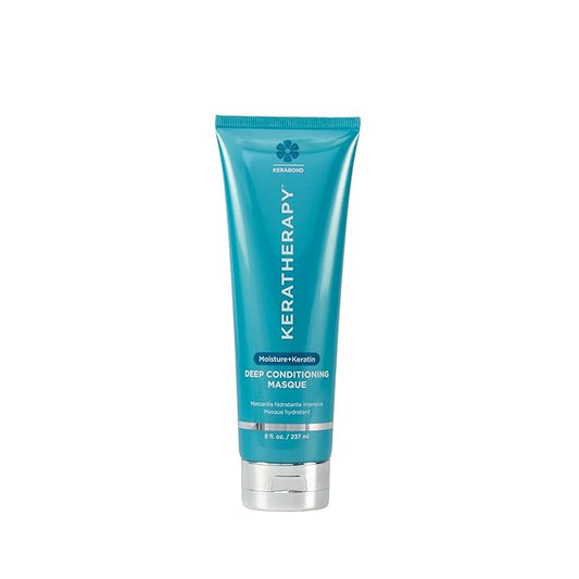 Keratherapy Keratin Infused Deep Conditioning Masque, 8 fl. oz., 237 ml - Moisturizing & Hydrating Hair Treatment with Kerabond, Jojoba, Nettle Root Extract, Wheat Oil, & Persian Walnut