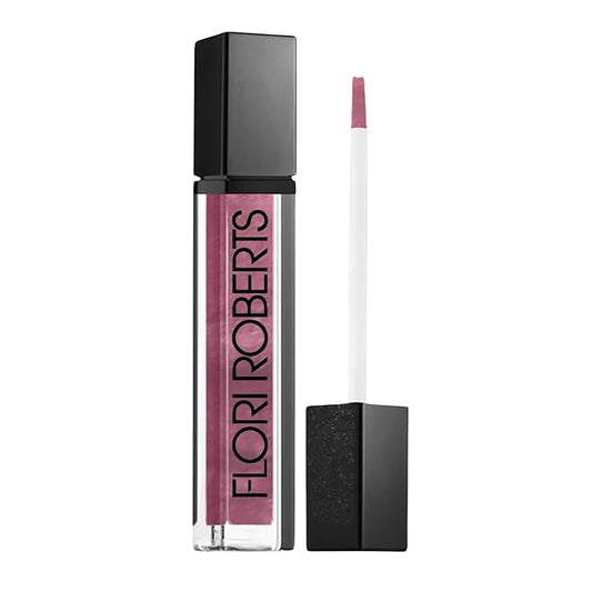 Flori Roberts Mineral Base Lip Shine, Vibrant Lip Gloss Makeup for Women of Color or Deeper Skin Tones, Non-Sticky, Long Wear High Shine Finish