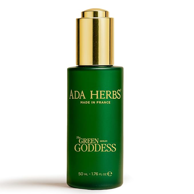 Green Goddess Niacinamide 5% Face Serum - Brightening Serum with Vitamin C Peptides & Bisabolol - Dark Spot Corrector Anti-Aging Hydrating for All Skin Types - 99% Natural (1.76 oz)