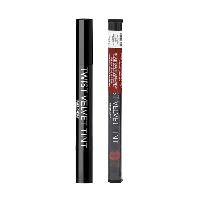 Long Lasting Lip Stain for Lips and Cheek Tint | High Pigment Color | lightweight Matte Finish | Weightless | Full Coverage | Twist Velvet Tint #4 (No.4)
