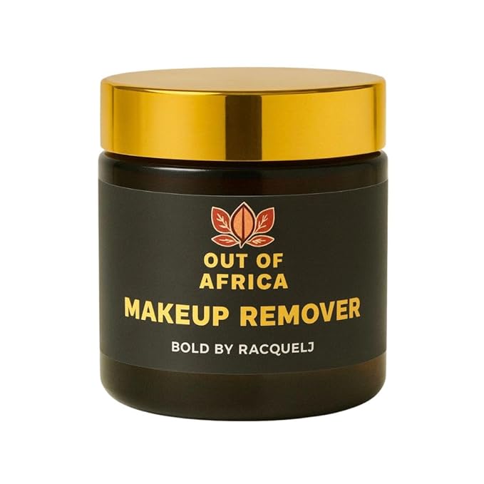 Shea Butter Makeup Remover Balm – Deep-Cleansing Formula That Melts Makeup, Refined Organic Ugandan Shea, Vitamin E, 3.4 oz (100 ml)