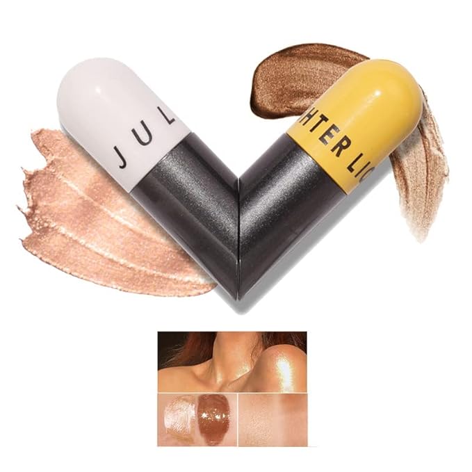 AKARY Liquid Highlighter Makeup for Face Body, Contour