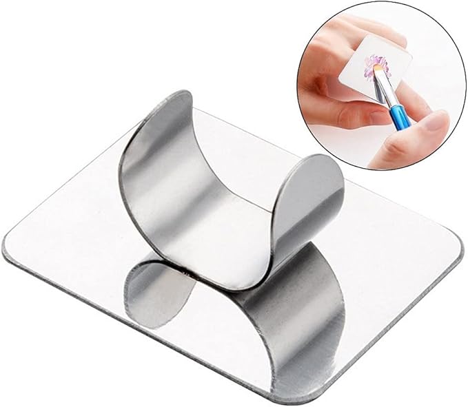 AKOAK 2 Pcs Stainless Steel Square Palette Mini