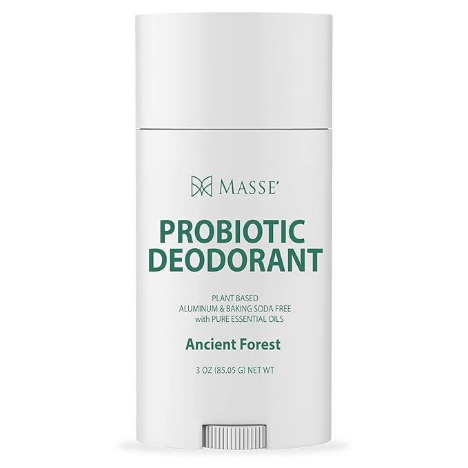 Probiotic Deodorant - Natural Deodorant for Women & Men, Plant-Based Aluminum & Baking Soda Free Deo Stick, 3 oz by Candida Freedom - Ancient Forest