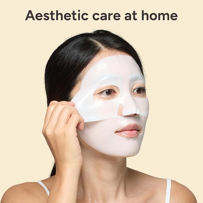 Codi New York Collagen Gel Mask, Non-Slip Breathable Micro-hole Hydrogel for Redness Relief & Glass Skin, Intense Hydration, Soothing, Moisturizing, 4 Sheets (Hydro Soothe)