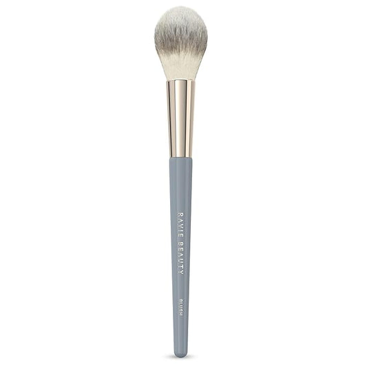 Ravie Beauty Blush Brush - Best Fluffy Makeup Brush for Cheeks, Ultra Soft Powder Bronzer Brush, Professional Blush Brushes for Women, Synthetic Bristles