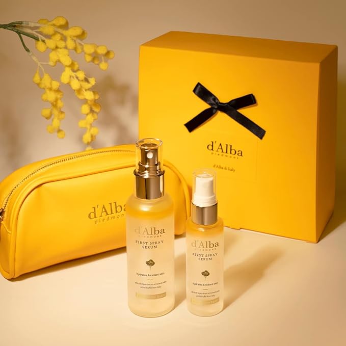 d'Alba Travel Essencial Gift Set, White