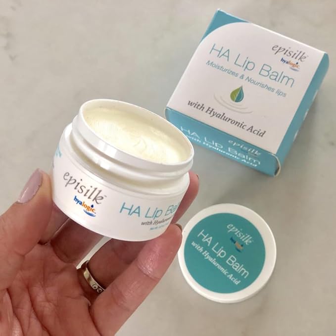 Hyalogic HA Lip Balm – Moisturizing Lip Balm with Hyaluronic Acid & Coconut Oil – Hydrating Lip Care for Dry, Chapped Lips – Natural, Unflavored, Vegan – 3 Sticks