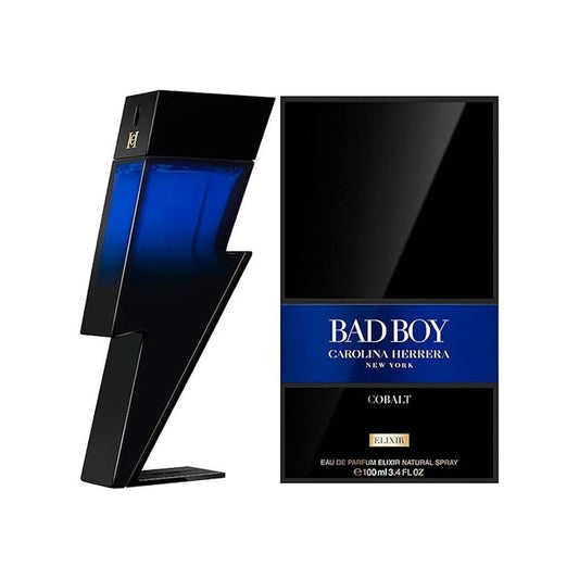 Carolina Herrera Bad Boy Cobalt Elixir Eau De Parfum Spray, 3.4 Ounce