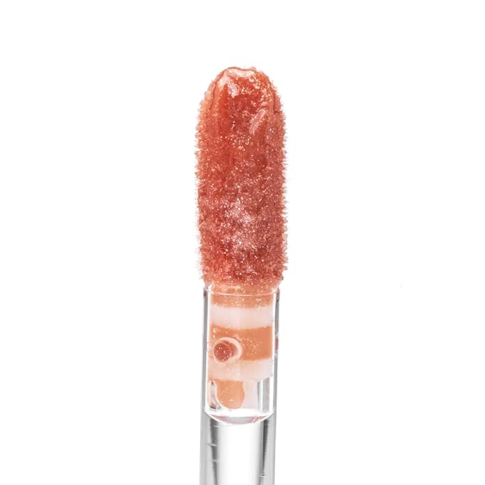Palladio Lip Glaze Serum, Hydrating Lip Gloss with Peptides & Hyaluronic Acid for Plump, Smooth, and Nourished Lips – Vegan, High-Shine, Non-Sticky Finish (Bellini Fizz)