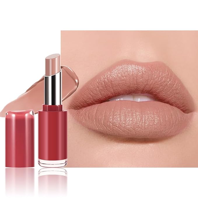 HHLTOH Honey Lipstick Tinted Lip Balm - Matte Tint Cream Lipsticks for All Skin Tones, Hydrating Lip Stain, Can be Buildable Blendable Nourishing Moisturizing Suitable for Women to Every Day Makeup 01