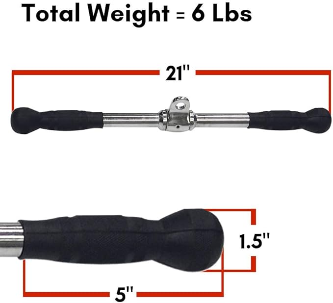 Body-Solid Tools MB022RG 21 in. Pro-Grip Revolving Straight