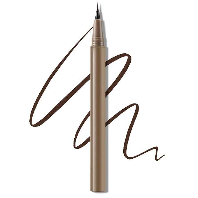 Boobeen Eyeliner Liquid Liner, Black Eyeliner Pen Waterproof with Felt Tip, Ink Liner Eye Liner Long Lasting, Quick Drying