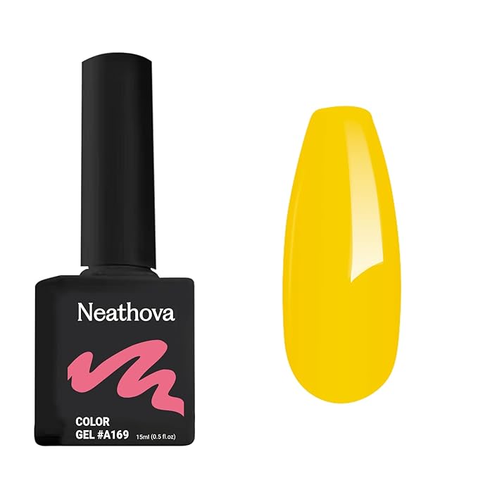 15ML Gel Nail Polish Pure Sheer Same Color Same Bottle Soak Off Gel Polish Art Manicure Salon DIY at Home for Women (Butter Yellow) 1PCS