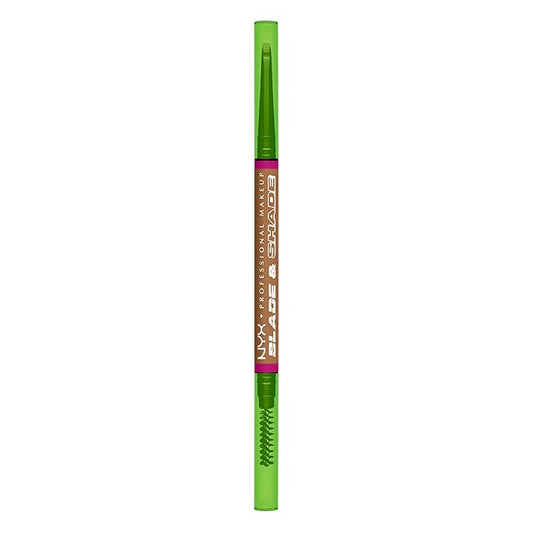 NYX PROFESSIONAL MAKEUP Blade & Shade Brow Pencil, Nano Mechanical Eyebrow Pencil, Up to 16HR Make Up Wear - Ash Blonde