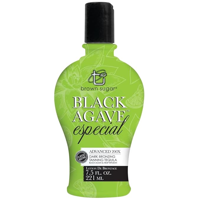 Brown Sugar Black Agave Especial Tanning Lotion with Advanced Bronzers Tan Inc. -7.5 oz