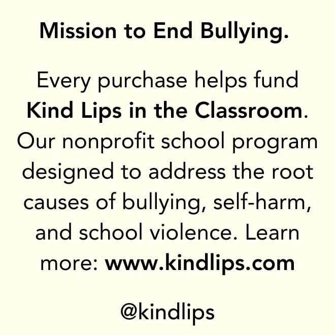 Kind Lips Organic Holiday Variety Lip Balm 4-Pack Natural Moisturizing Lip Care Holiday Gift Set