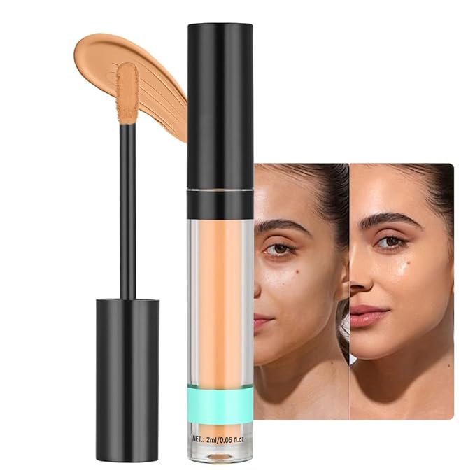 Under Eye Concealer, Full-Coverage Concealer Foundation Makeup for Older Women, Covers Blemishes & Under-Eye Circles, Spots, Matte Finish, Redness & Discoloration, Vegan & Cruelty-Free A05#MediumTan
