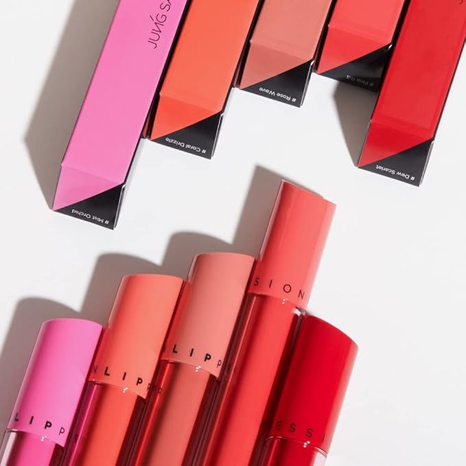 JUNG SAEM MOOL OFFICIAL LIP-PRESSION Water Lasting Tint (Dew Scarlet)