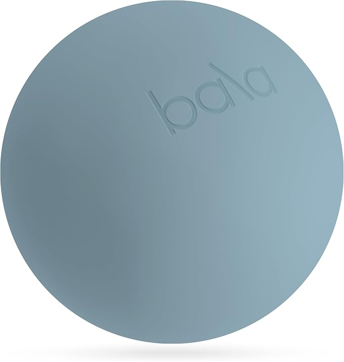 Bala Non-Weighted Exercise Ball - 8" Yoga Ball for Barre, Stretching, Strength & Core Training - Small Pilates Ball Workout Accessory with Mini Pump for Home Gym & Fitness Routines - 100% PVC