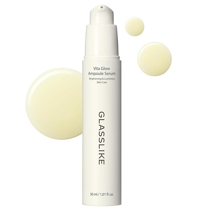 LG Pra.L GLASSLIKE Vita Glow Ampoule Serum, Dark Spot Correcting, Skin tone improvement and firming, Hydration Boosting - 1.01 fl.oz
