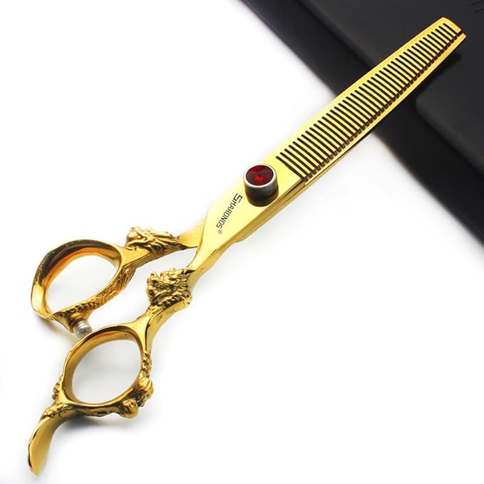 Hair Scissors 6/7/8/9-inch 440C High Hardness For Hairdressers Haircuts Cuttinging Scissors Professional Haircut (7 inch-2pc)