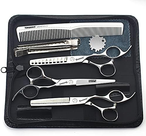 Barber hair scissors, Axemoore professional haircut Cutting Scissors/Shears set- 6", made of Japanese stainless steel, especially (6in- 3pc-A)