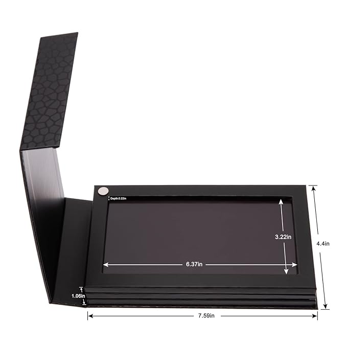 3-Layer Rotation Magnetic Palette 3 in1 Empty Makeup