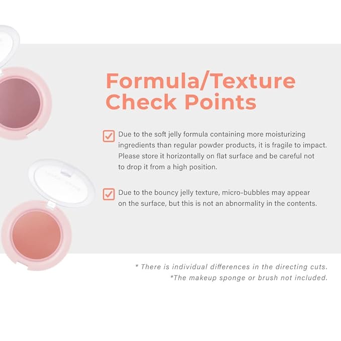 A'PIEU Juicy-Pang Jelly Blusher [BE01] (0.17 oz) - Soft Touch Cheek Color with Creamy Powdery Texture for Natural Dewy-Finish, No Fall-Out.