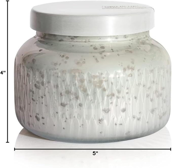 Capri Blue Holiday Mercury Jar Candle - Luxury Scented Candles for Home Decor - Long Lasting Soy Wax Blend- Decorative Jar for Holidays - Signature (Volcano, 19 oz)