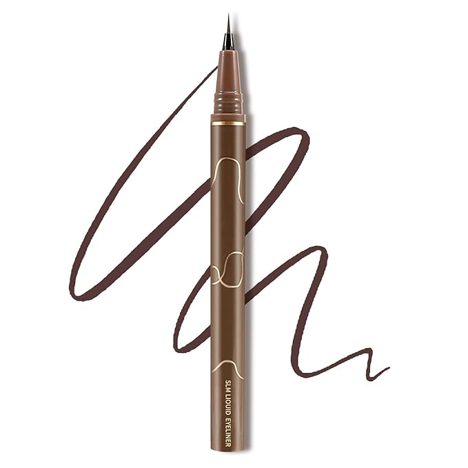 Boobeen Eyeliner Liquid Liner, Black Eyeliner Pen Waterproof with Felt Tip, Ink Liner Eye Liner Long Lasting, Quick Drying