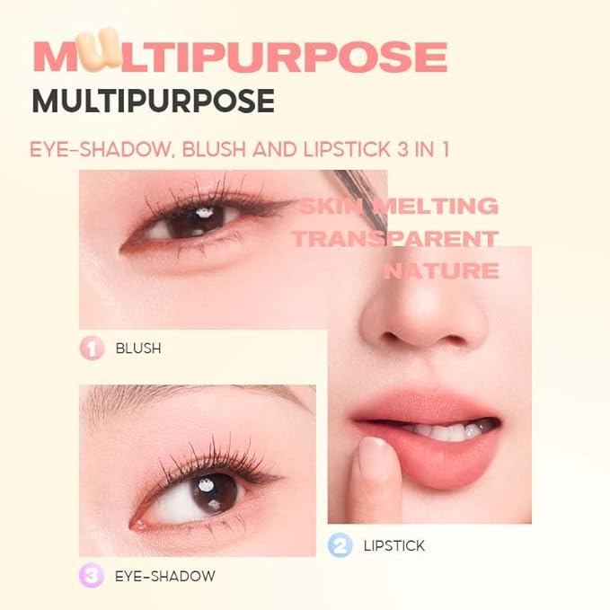 COLORKEY Soft Mist Multi-Purpose Cream | Lips & SUNSET, ) 2.5g