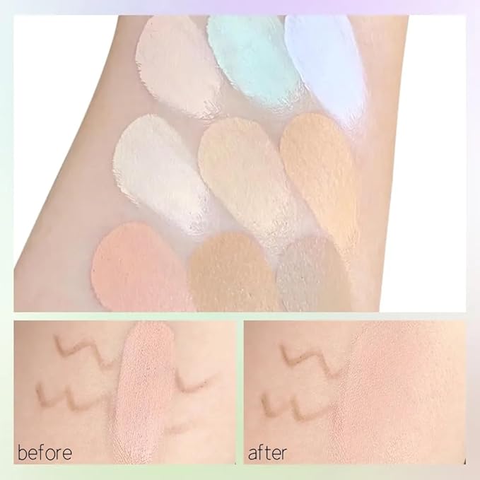 9 Colors Cream Concealer Foundation Palette, Correcting Concealer creamy concealer