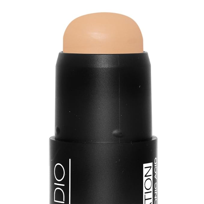 Palladio BUILD + BLEND Foundation Stick, Contour Stick for Face, Professional Makeup for Perfect Look, 0.25 Ounce (Golden Honey)