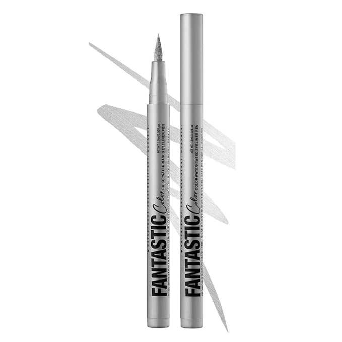 Silver Liquid Eyeliner Long Wear Waterproof Silver Eyeliner Pencil Smudgeproof Hypoallergenic Liquid silver eyeliner (11#)