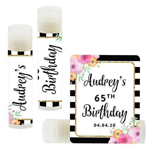 Andaz Press Personalized Milestone Birthday Party Black