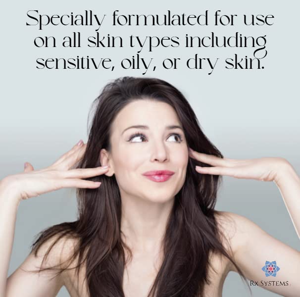 Rx Systems PF Reparative Eye Serum - Vegan Formula with 8 different Peptides, Plant Extracts & No Fillers, Paraben, or Silicone! Eye Cream for Puffiness and Bags Under Eyes - Under Eye Serum