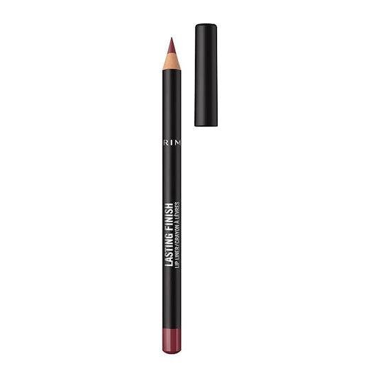 Rimmel Lasting Finish 8HR Soft Lip Liner Pencil - Vibrant, Blendable Formula to Lock Lipstick in Place for 8 Hours - 880 Wine, .04oz