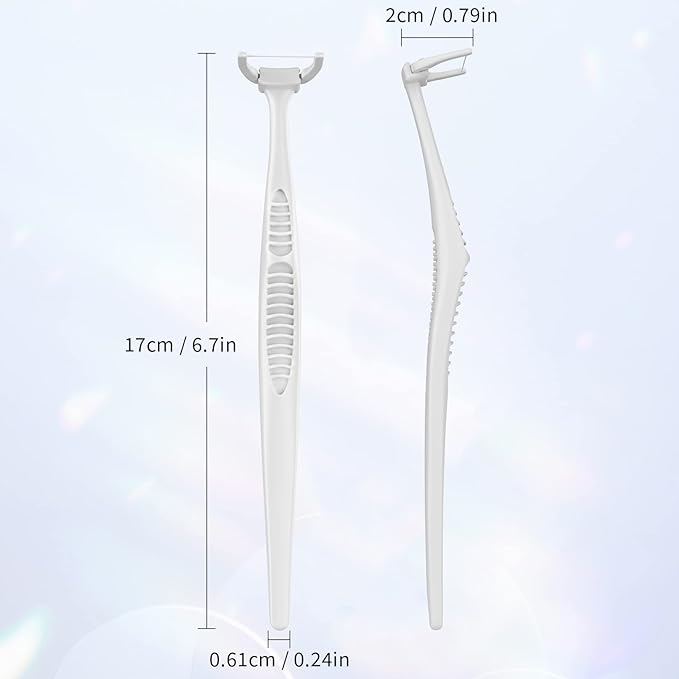 RAZOKO Dental Flosser Kit, Extra Strong Shred-Resistant Floss, for Hard to Reach Areas, PTFE & PFAS Free (1 White Handle + 120 Refills)