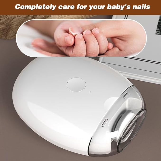 2026 Saker Electric Automatic Nail Clipper & Trimmer|3-in-1 Rechargeable Nail Grinder with LED Light & 3 Speeds|Gentle for Toenails&Fingernails|Ideal for Seniors, Adults & Babies (1PC)