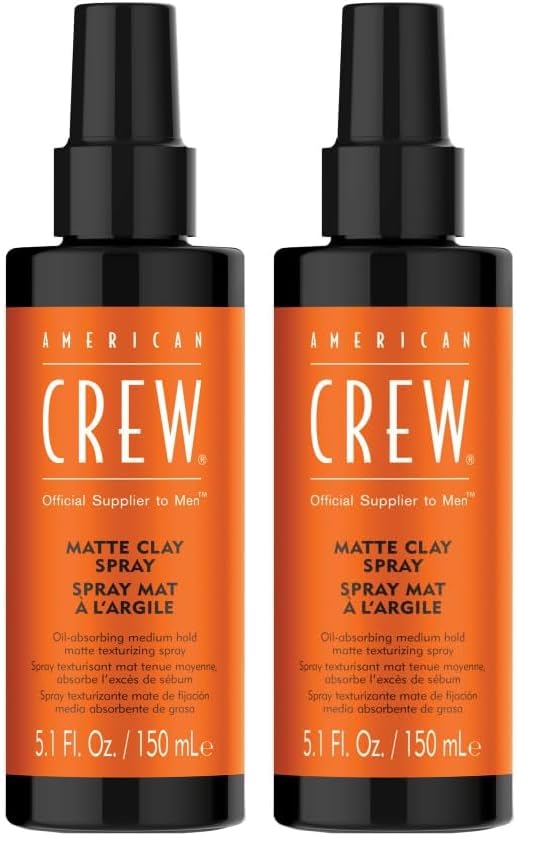 American Crew Matte Clay Spray 5.1 Fl Oz (Pack of 2)
