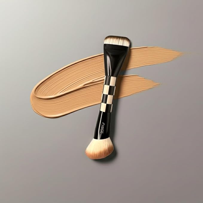 Professional Makeup Brush Set – 4 Dual-Ended Face Brushes for Foundation, Contour, Blush & Highlight